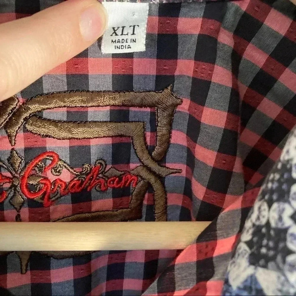 Robert Graham plaid checkered long sleeves shirt - Picture 5 of 7